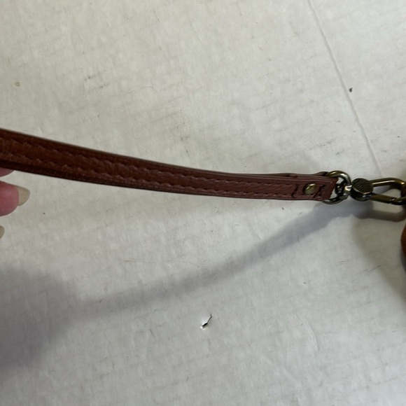 THE SAC BROWN LEATHER WALLET WITH GILD ACCENTS CLUTCH - Picture 12 of 16